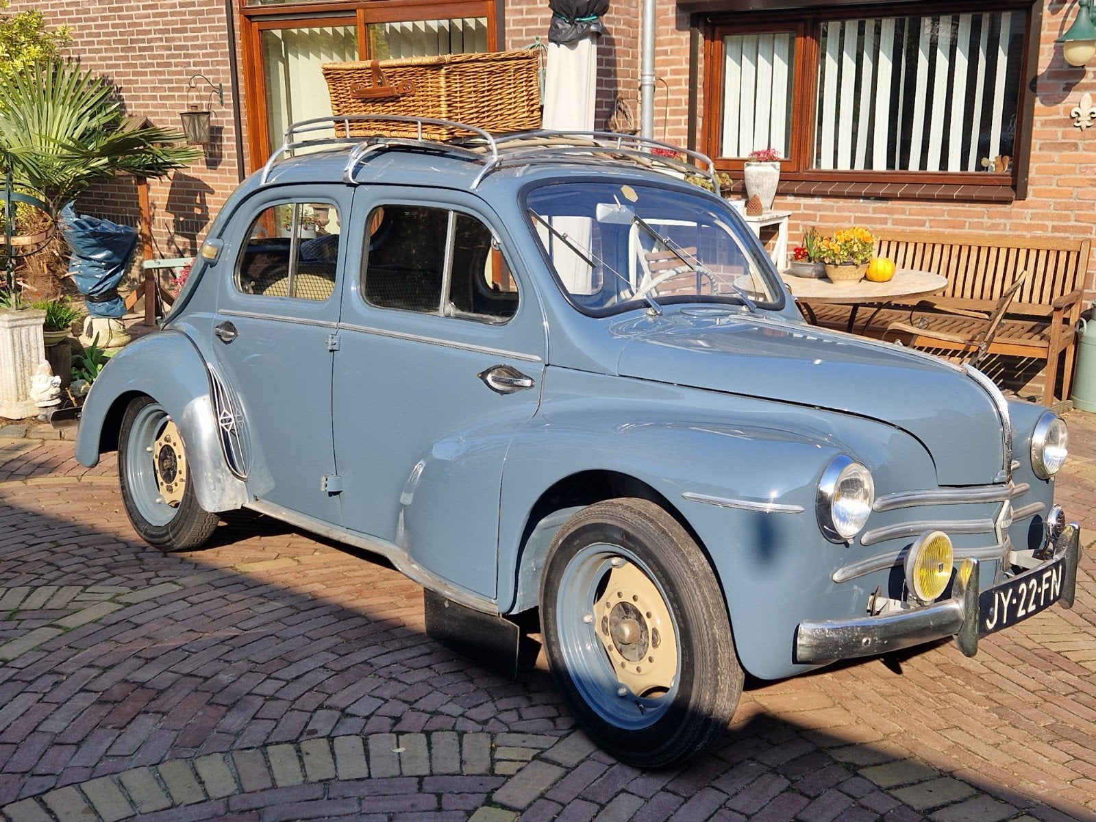 Renault 1956 Grijs, 4 stoelen, 747 cc, 20 pk, Particulier