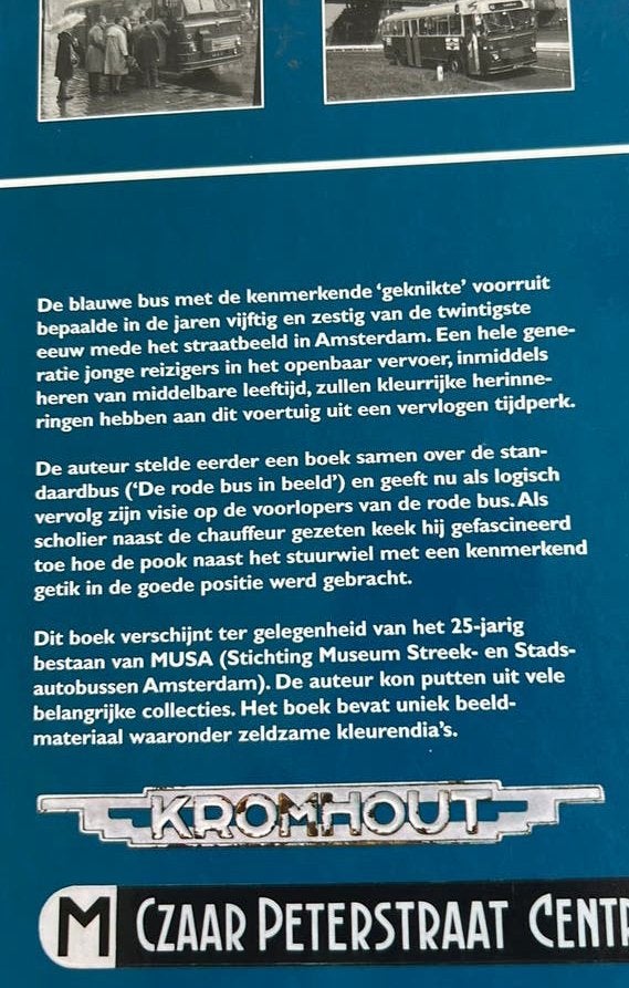J.W.F. Burgemeester - De blauwe bus, Boeken, Geschiedenis | Stad en Regio, Ophalen of Verzenden, Zo goed als nieuw, J.W.F. Burgemeester