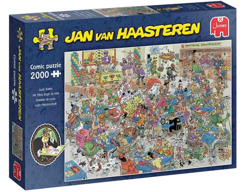 Jan van Haasteren - Mens Erger Je Niet - 2000 stukjes, Ophalen of Verzenden, Meer dan 1500 stukjes, Nieuw, Legpuzzel