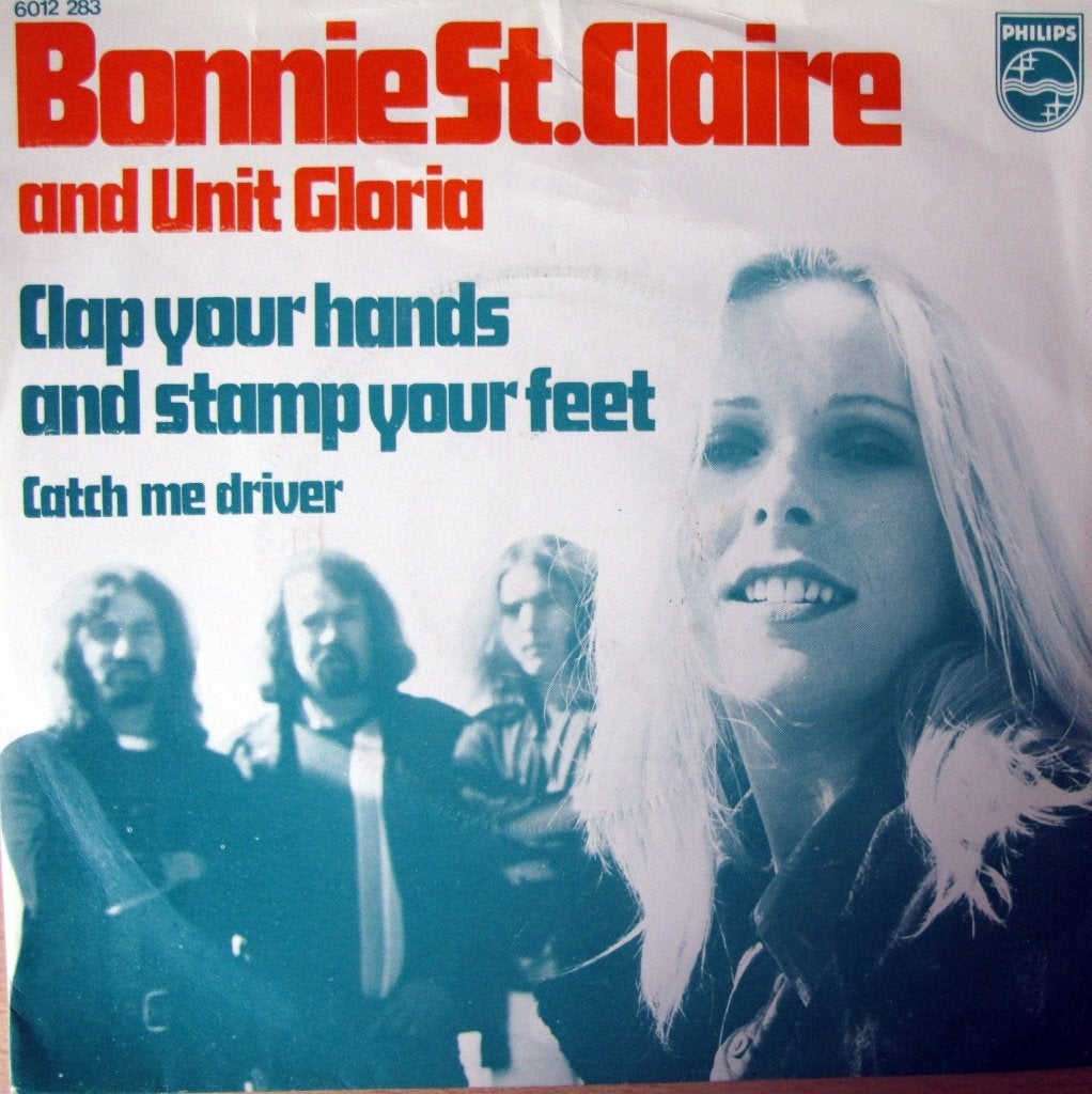 1972	Bonnie St. Claire & Unit Gloria	Clap Your Hands, Fotohoes, 7 inch, Ophalen of Verzenden, Zo goed als nieuw