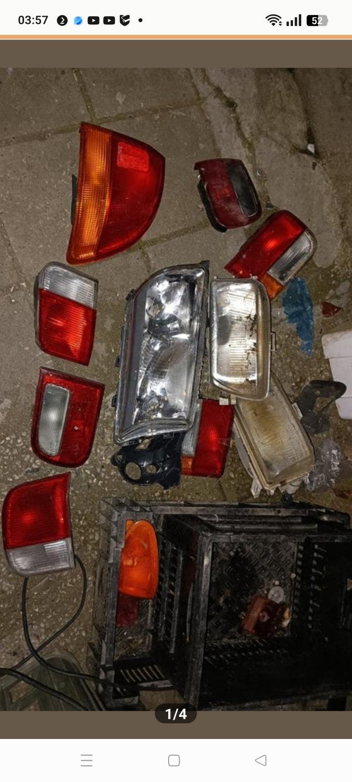 Koplampen, achterlichten en gril voor Opel Astra, Auto-onderdelen, Ophalen of Verzenden, Gebruikt, Opel