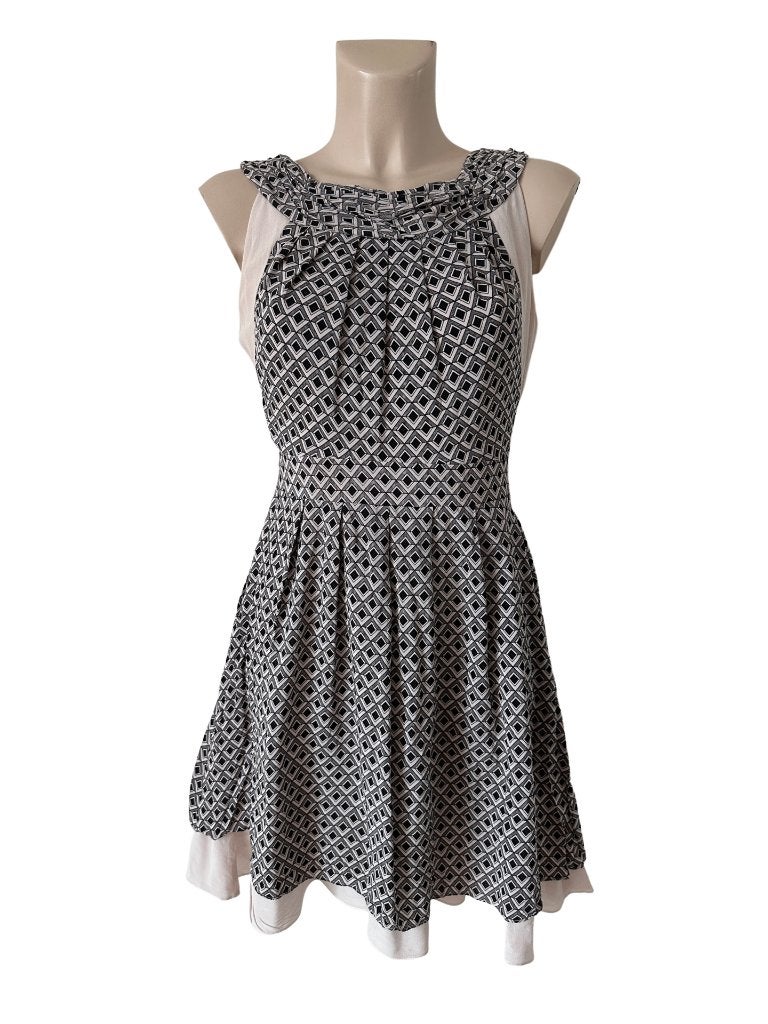 Reiss jurk S, Kleding | Dames, Jurken, Maat 38/40 (M), Ophalen of Verzenden, Zo goed als nieuw, Grijs