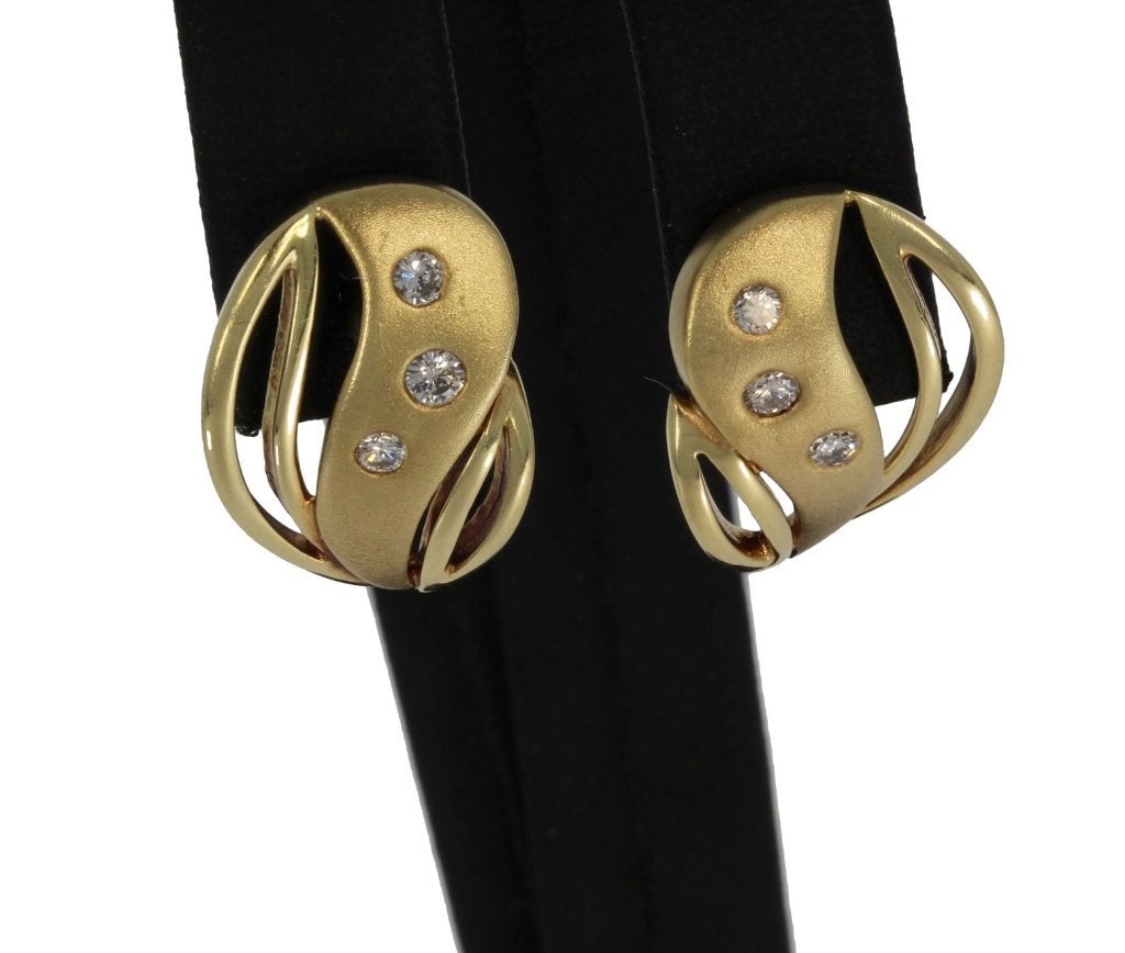 Diamanten oorbellen 14k goud met certificaat briljant dame, Sieraden, Tassen en Uiterlijk, Oorbellen, Voordeelsieraden, Ophalen of Verzenden