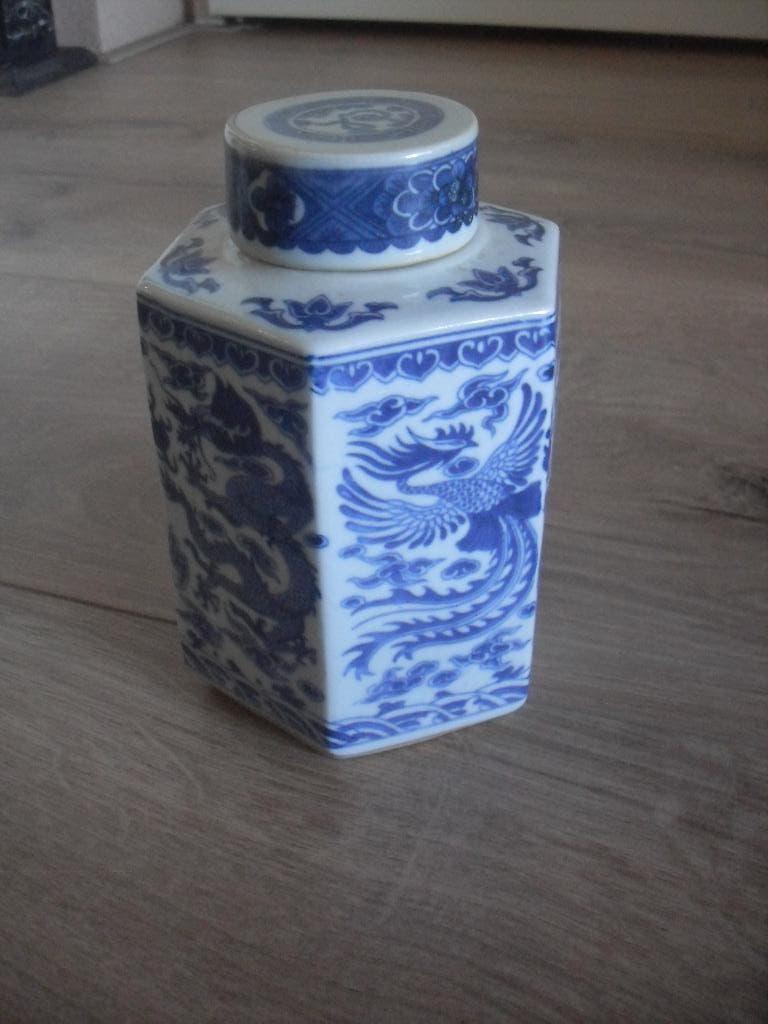 kangxi qing dynastie chinese theebus gemerkt, Antiek en Kunst, Antiek | Porselein, Ophalen of Verzenden