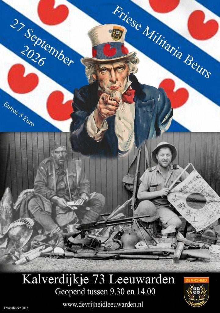 Friese Militaria Beurs te Leeuwarden!!!!, Tickets en Kaartjes, Eén persoon, September
