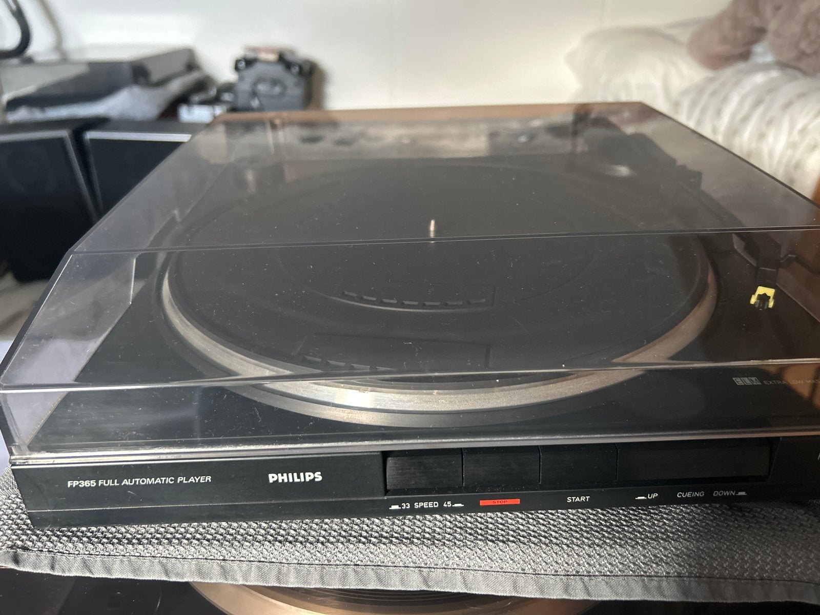 Philips FP365 volautomatische platenspeler met nieuwe naald, Ophalen, Philips, Gebruikt, Automatisch