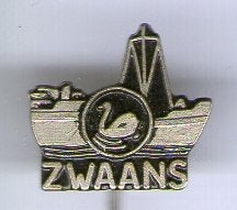 Zwaans zilverkleurig brandst0ffen speldje ( M_063), Verzamelen, Verzenden, Nieuw, Transport, Speldje of Pin