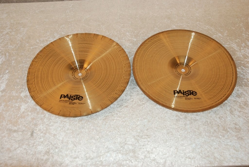 Paiste Signature sound edge hihats, bovenbekken gegrafeerd, Muziek en Instrumenten, Instrumenten | Onderdelen, Gebruikt, ., Drums of Percussie