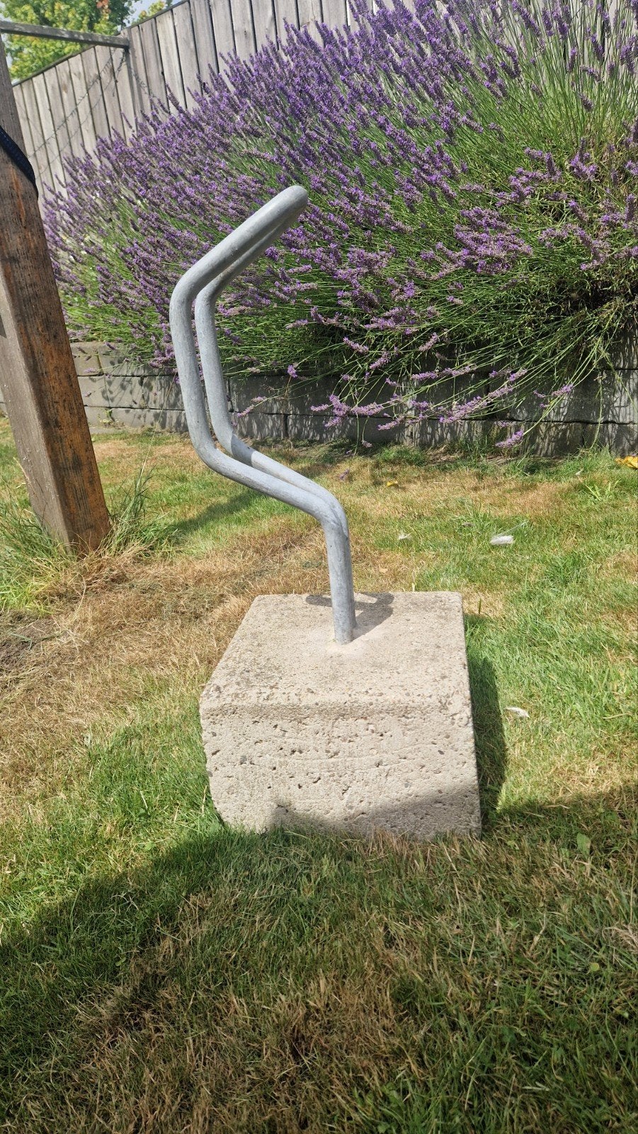 Fietsenstandaard beton, Ophalen
