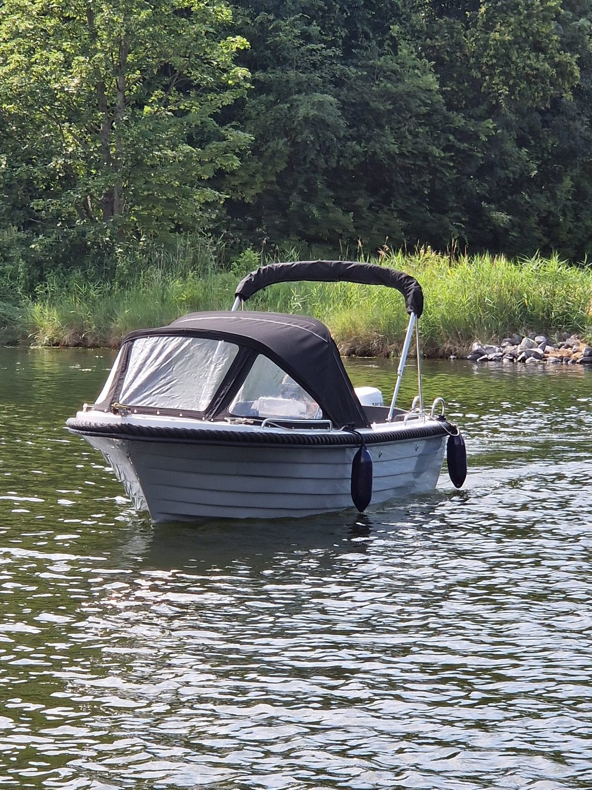 Sloep silver yacht 525  met trailer, Watersport en Boten, Ophalen, Zo goed als nieuw, Trailer, Buitenboordmotor