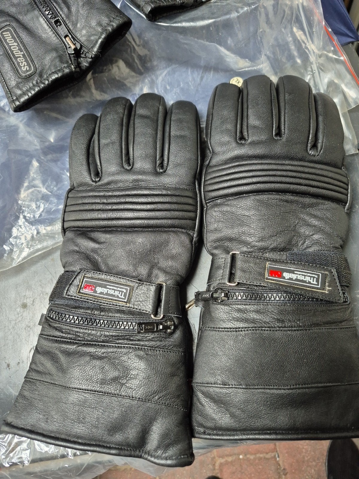 Motorhandschoenen., Motoren, Ophalen, Handschoenen
