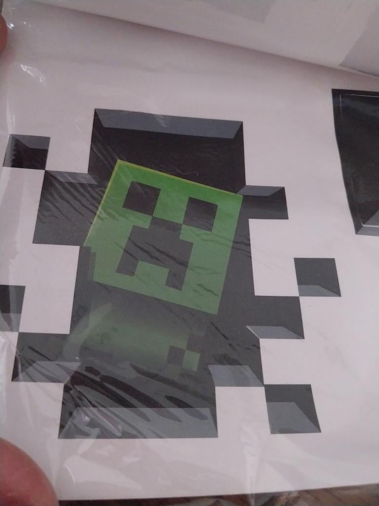 Muursticker Minecraft Creeper - Nieuw! 50x69cm, Ophalen