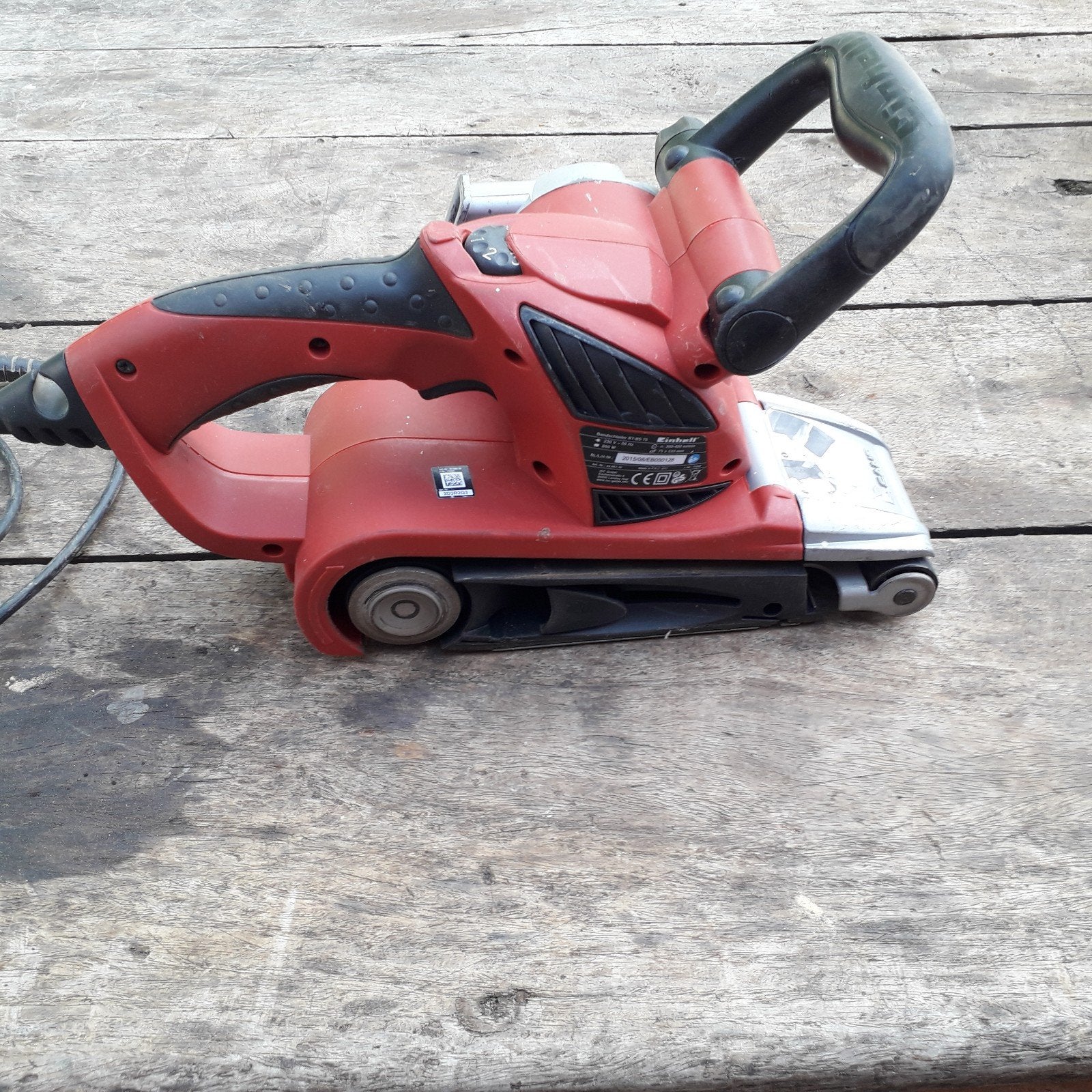 EINHELL RT-BS 75 Bandschuurmachinen voor onderdelen, Ophalen, Gebruikt, Bandschuurmachine