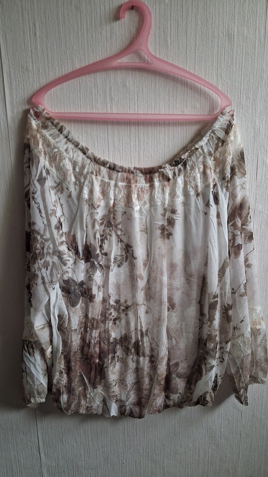 mooie top maat L, Kleding | Dames, Tops, Ophalen of Verzenden, Zo goed als nieuw, Maat 38/40 (M), Korte mouw