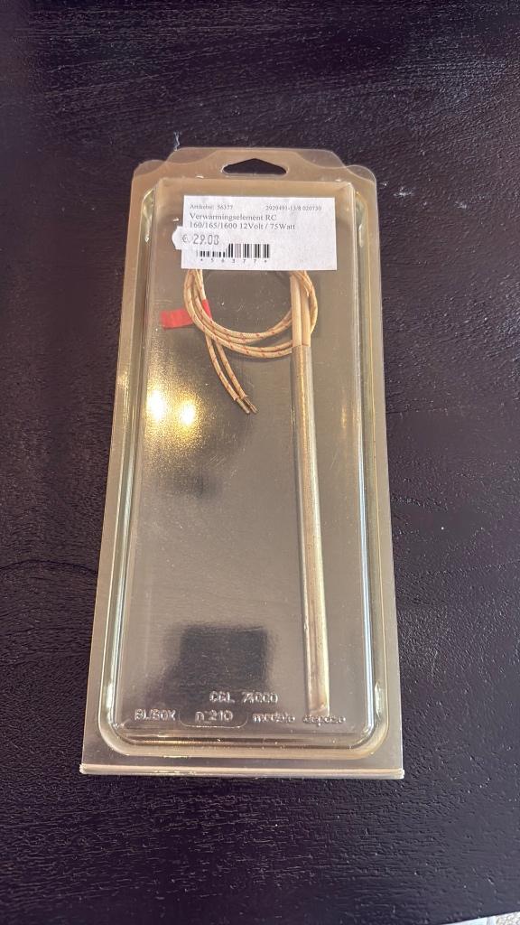 Verwarmingselement dometic koelkast 12V 75W, Caravans en Kamperen, Ophalen of Verzenden, Nieuw