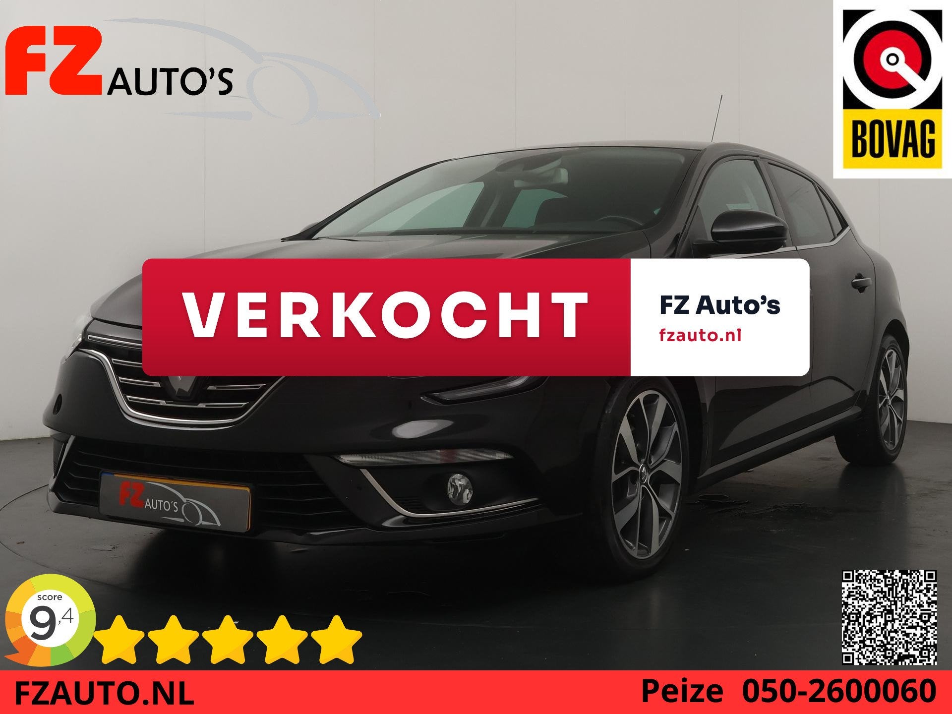 Renault Mégane 1.2 TCe Bose - Navigatie - Climate Control -, Voorwielaandrijving, Gebruikt, Euro 6, 4 cilinders