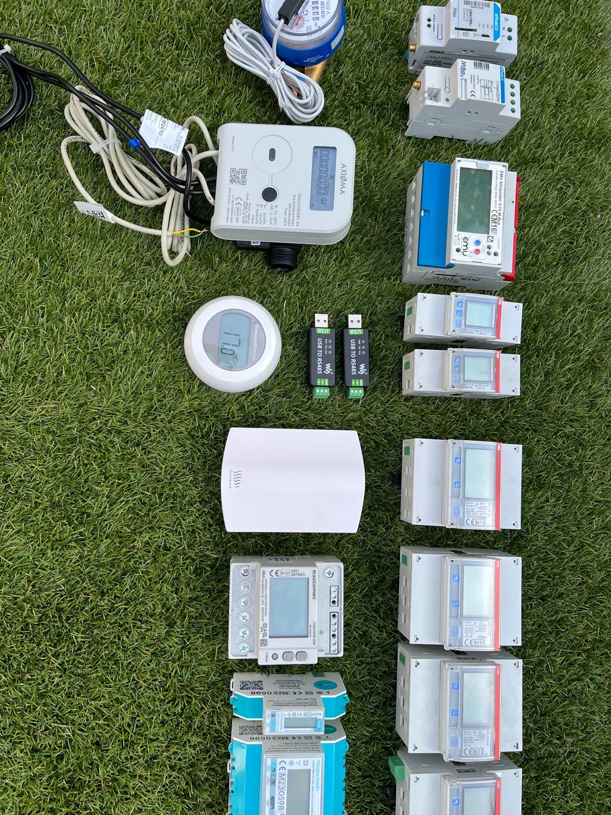 kWh meters, watermeters, warmtemeters, communicatie app., Ophalen of Verzenden, Zo goed als nieuw