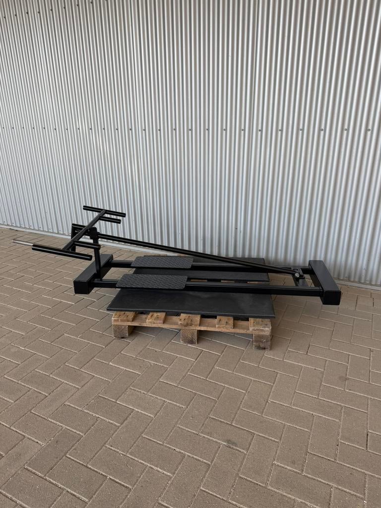 Standing T-Bar Row Old School First Class Plate Loaded, Sport en Fitness, Ophalen, Zo goed als nieuw, Rug, Overige typen