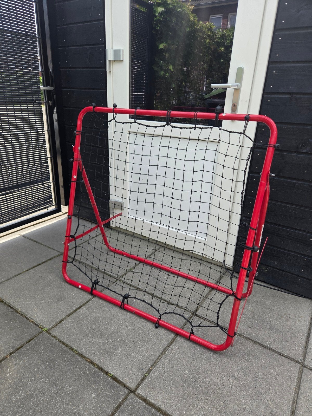 Michezo Rebounder Voetbal Doel - Rood, Sport en Fitness, Voetbal, Maat XS of kleiner, Ophalen, Gebruikt, Overige typen