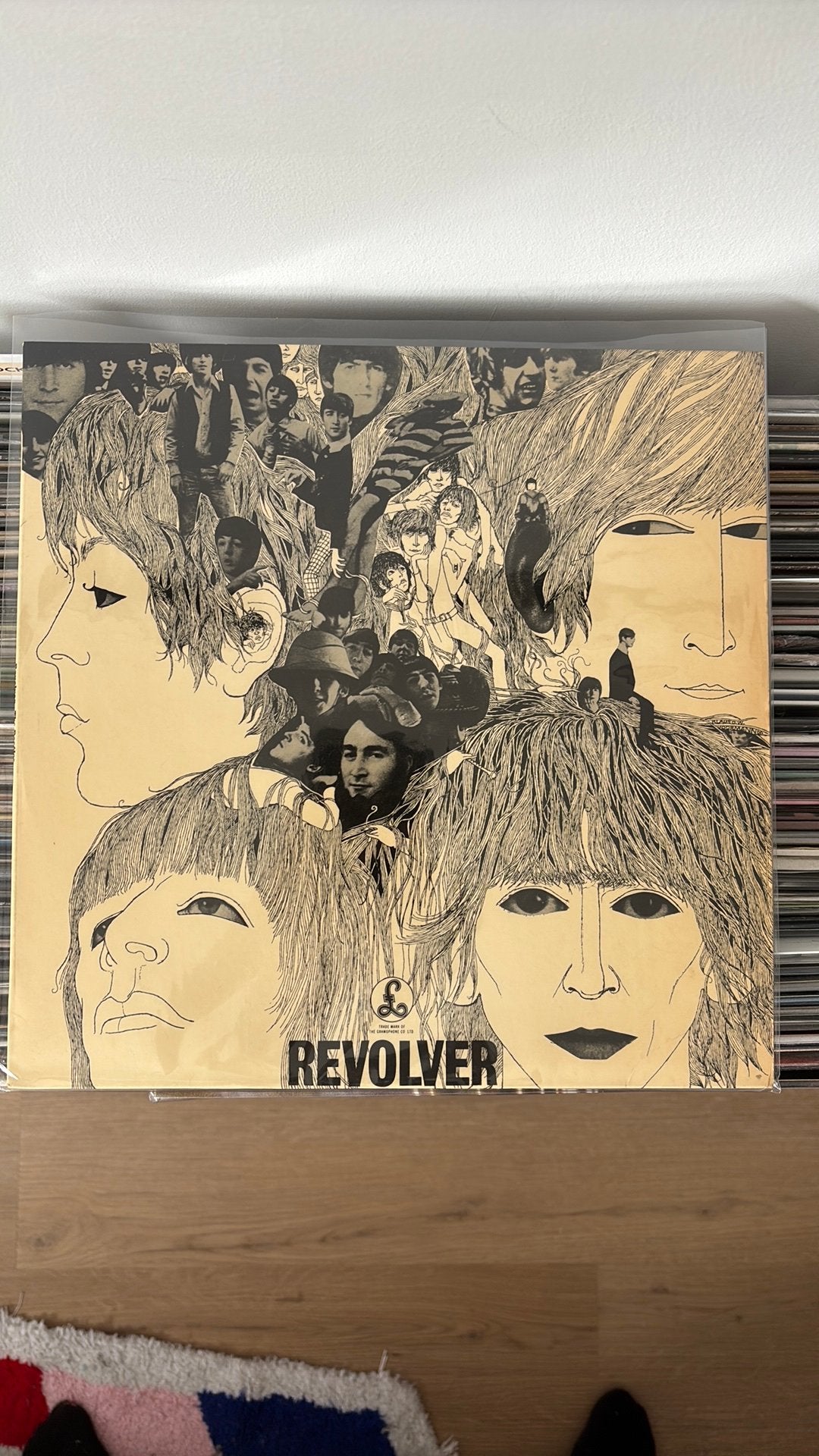 The Beatles - Revolver (1966 NL Tan cover EX/VG+), Gebruikt, Originele persing, Ophalen of Verzenden, 12 inch