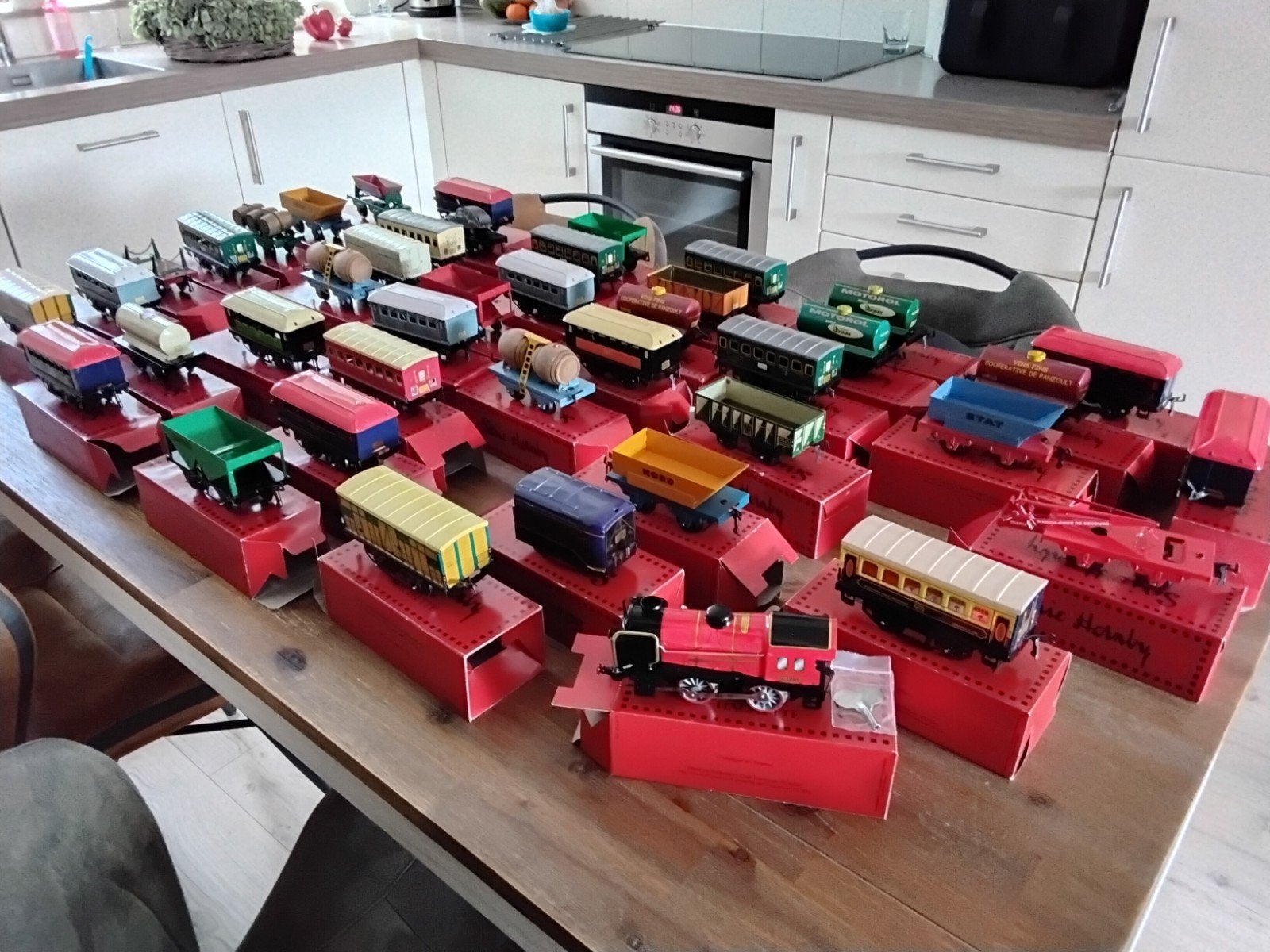 Hornby blikken trein en wagons, Antiek en Kunst, Ophalen of Verzenden