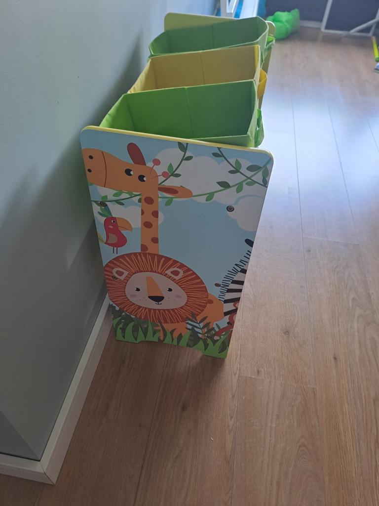 Leuke opbergkast voor kinderkamer met dierenprint, Ophalen