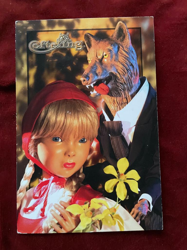 ansichtkaart van De Efteling ; Roodkapje en de wolf., Verzenden, Zo goed als nieuw, Overige typen