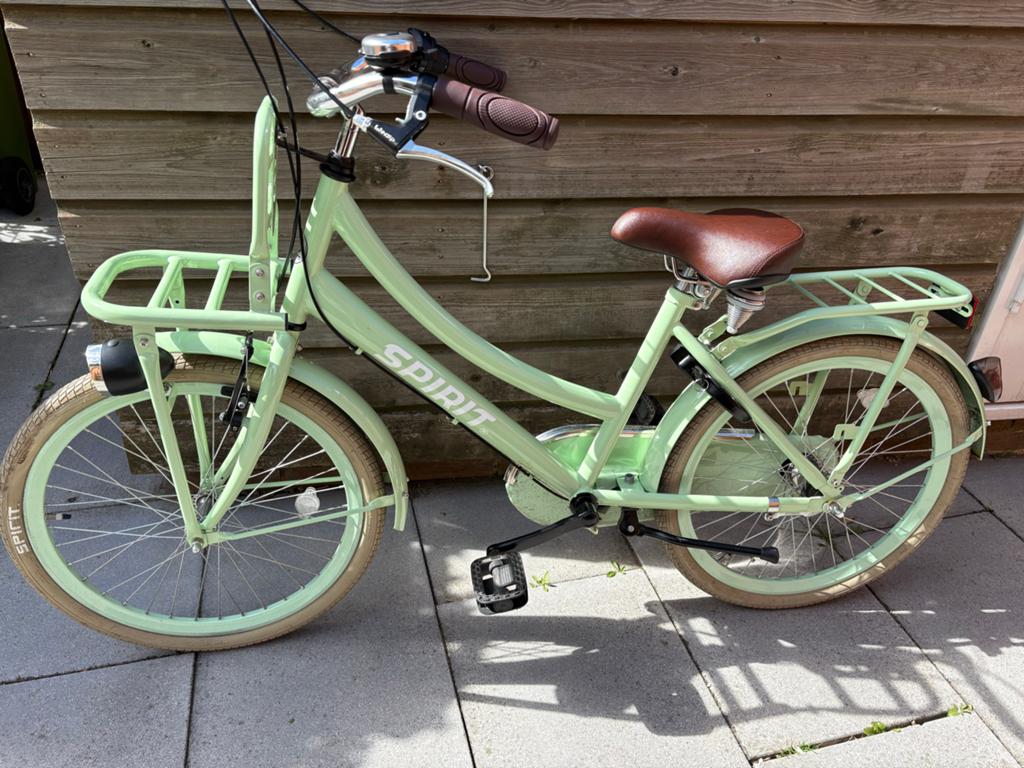 Spirit Cargo 22 inch kinderfiets - Groen, Ophalen, Terugtraprem, 22 inch, Versnellingen
