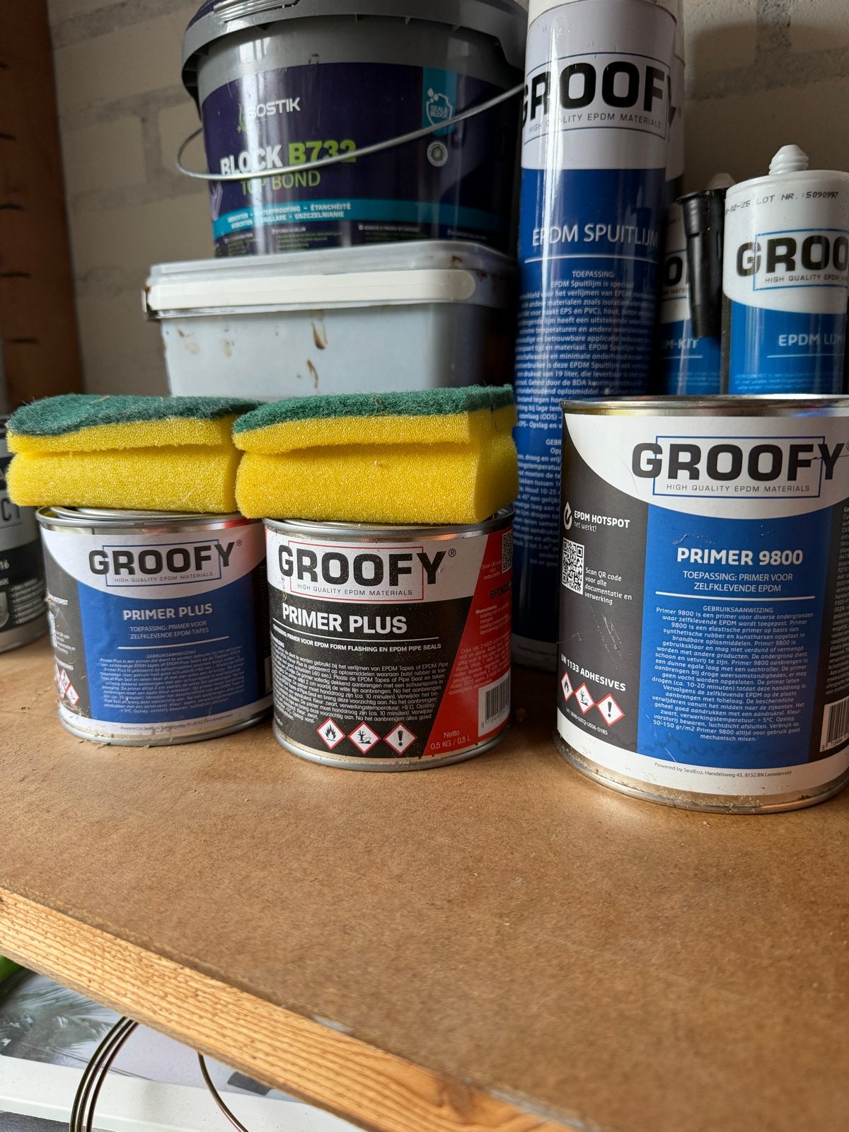 Groofy EPDM Dak Kit - Complete set voor EPDM dak, Kunststof, Zwart, Nieuw, Ophalen of Verzenden