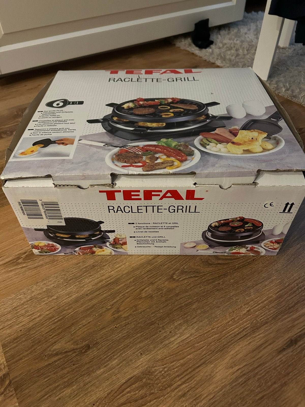 Tefal Raclette-Grill - 6 personen, Ophalen, Nieuw