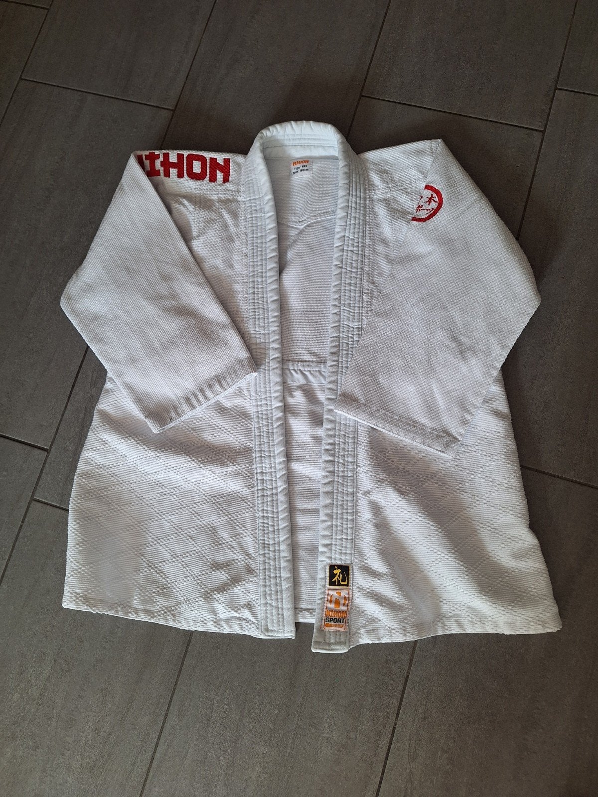 Nihon Judo Jas - Maat 160cm, Ophalen of Verzenden, Zo goed als nieuw, Judo, Vechtsportpak