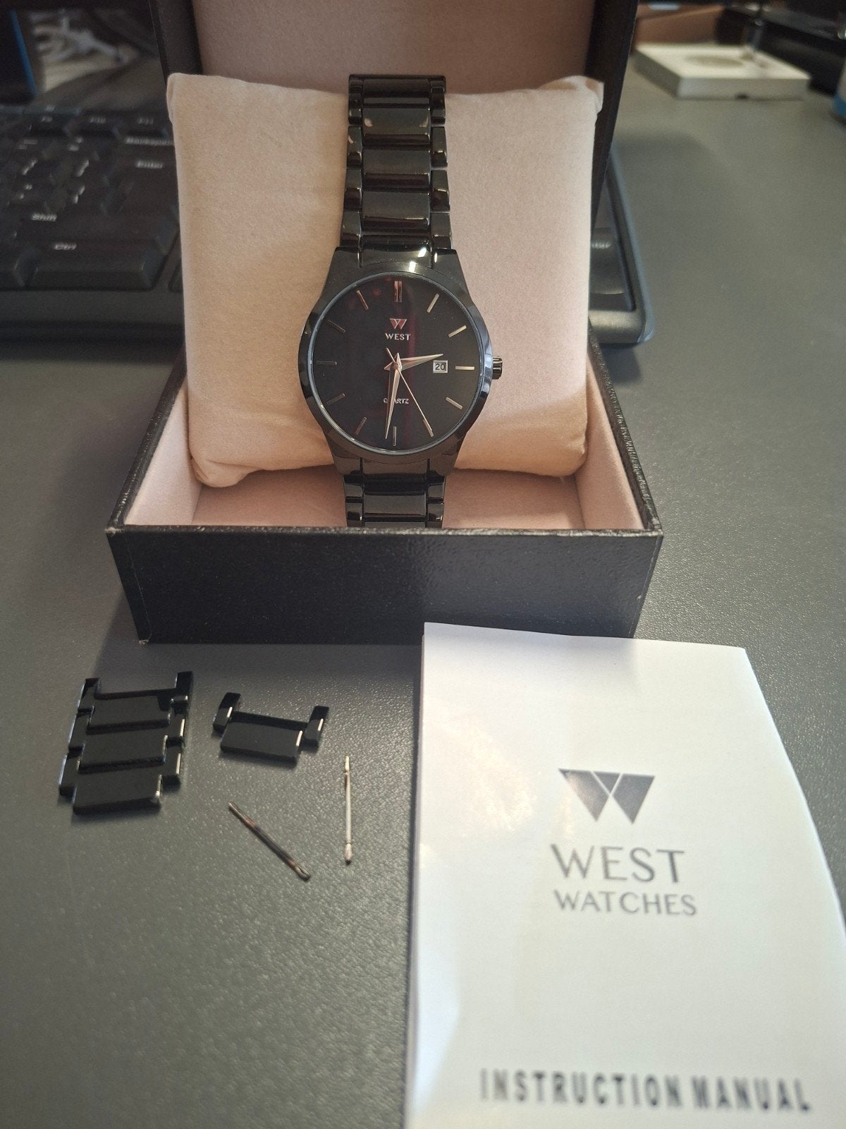 West watches horloge, Overige merken, Staal, Staal, Polshorloge