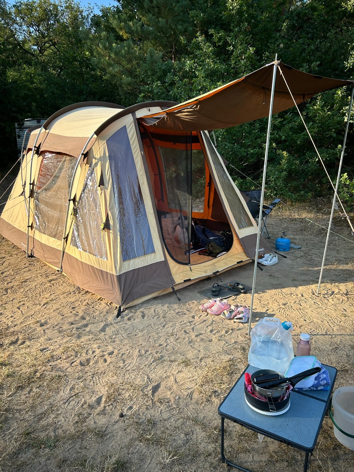 Outwell Lanai Reef 2-persoons tent met Front Extension, Ophalen, Gebruikt, Tot en met 3