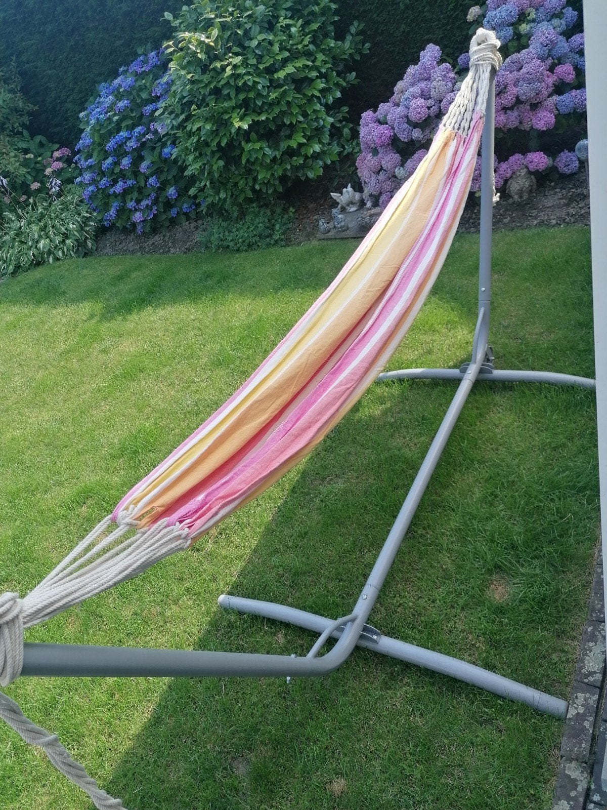 Hangmat zonder standaard - Comfortabel en kleurrijk, Ophalen, Gebruikt, Eenpersoons, Binnen