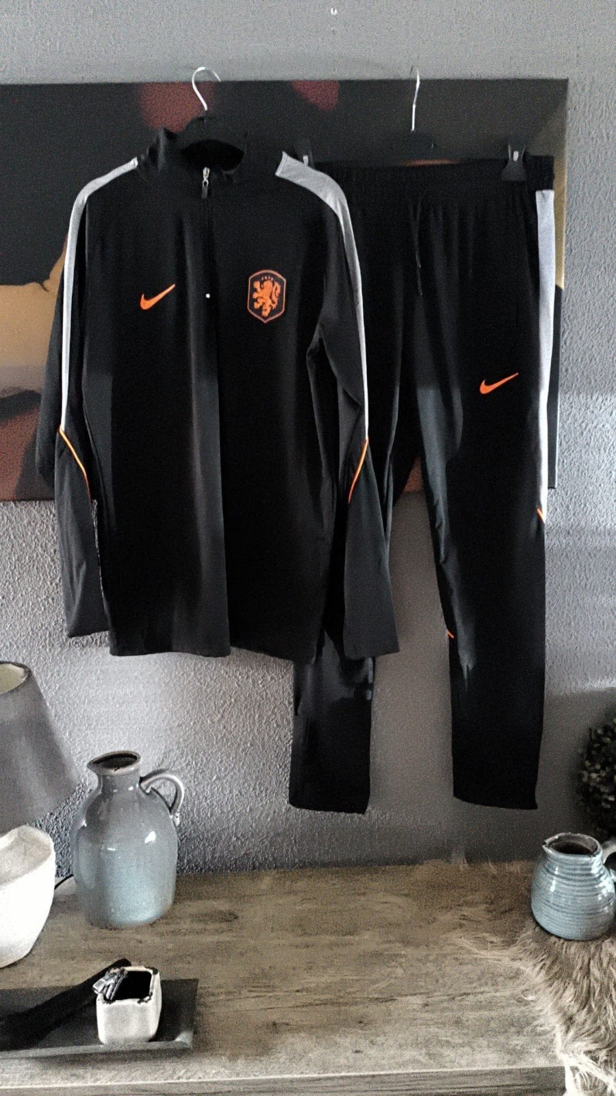 nieuwe trainingspak, Ophalen, Nieuw