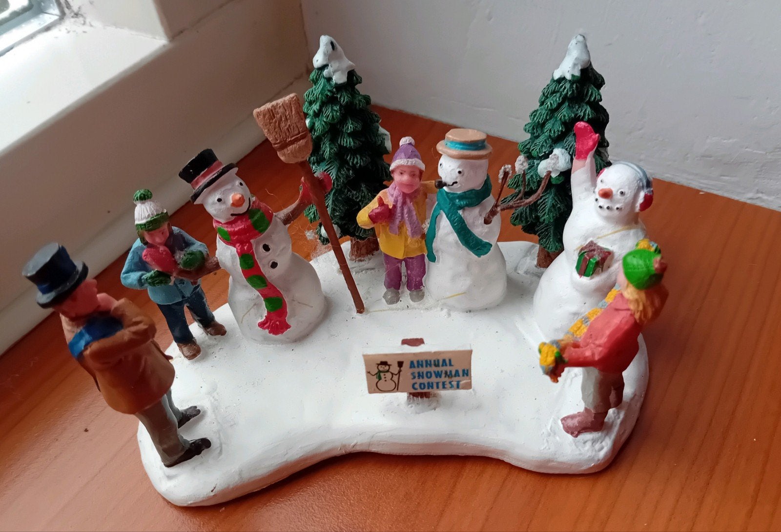 Lemax snowman contest, retired, Lemax figuur Kerstdorp, Ophalen of Verzenden