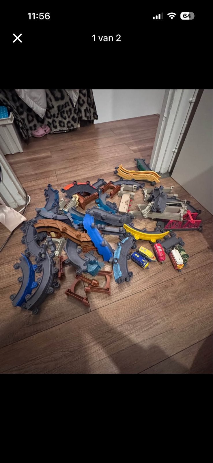 Treinset chuggington, Kinderen en Baby's, Ophalen of Verzenden, Zo goed als nieuw