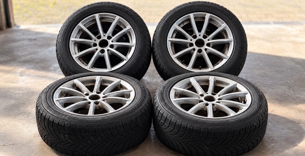 BMW winterbanden met velgen, Ophalen, Gebruikt, 16 inch, Banden en Velgen