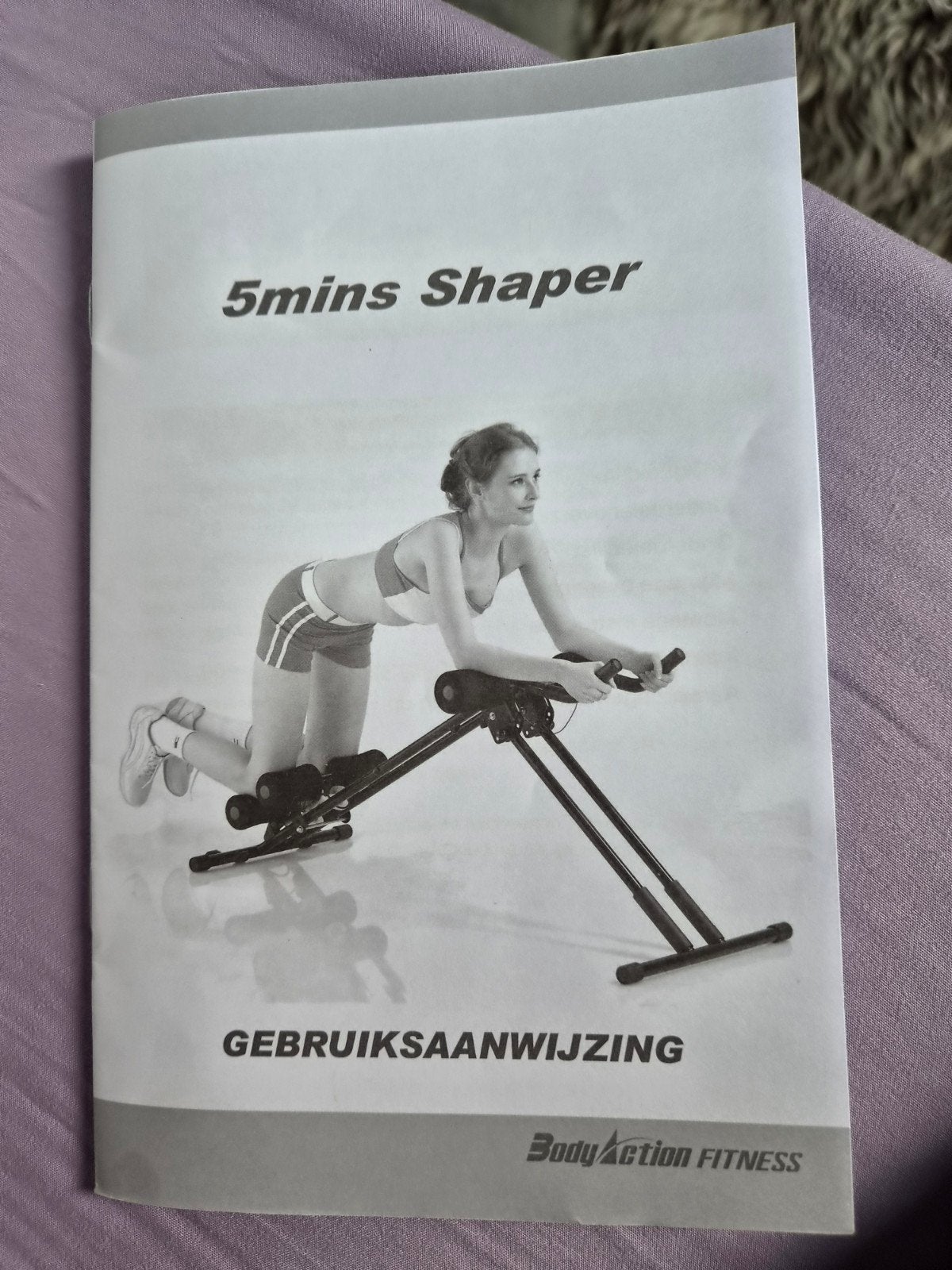 5 min.Shaper, trainer voor rug en buik, opvouwbaar,, Sport en Fitness, Ophalen, Zo goed als nieuw, Armen, Overige typen