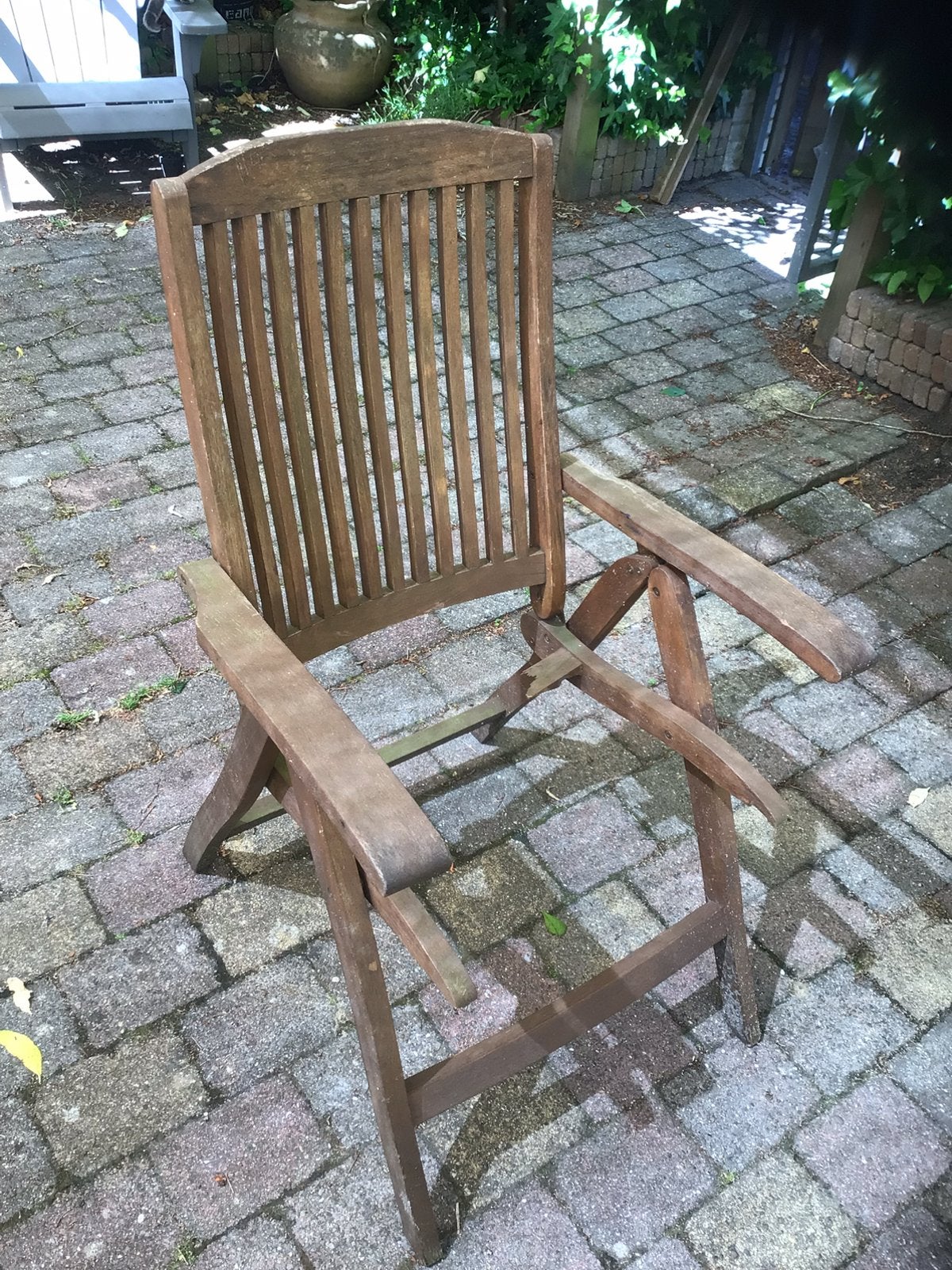 Sky line garden furniture houten tuinstoel onderdelen gratis, Ophalen, Gebruikt, Hout