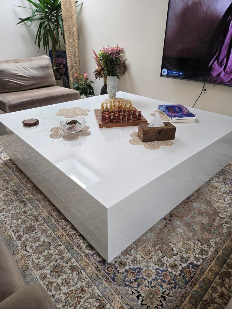 Stijlvolle Zwevende Salontafel - 150x150cm, Huis en Inrichting, Tafels | Salontafels, Ophalen of Verzenden, Rechthoekig, 100 tot 150 cm