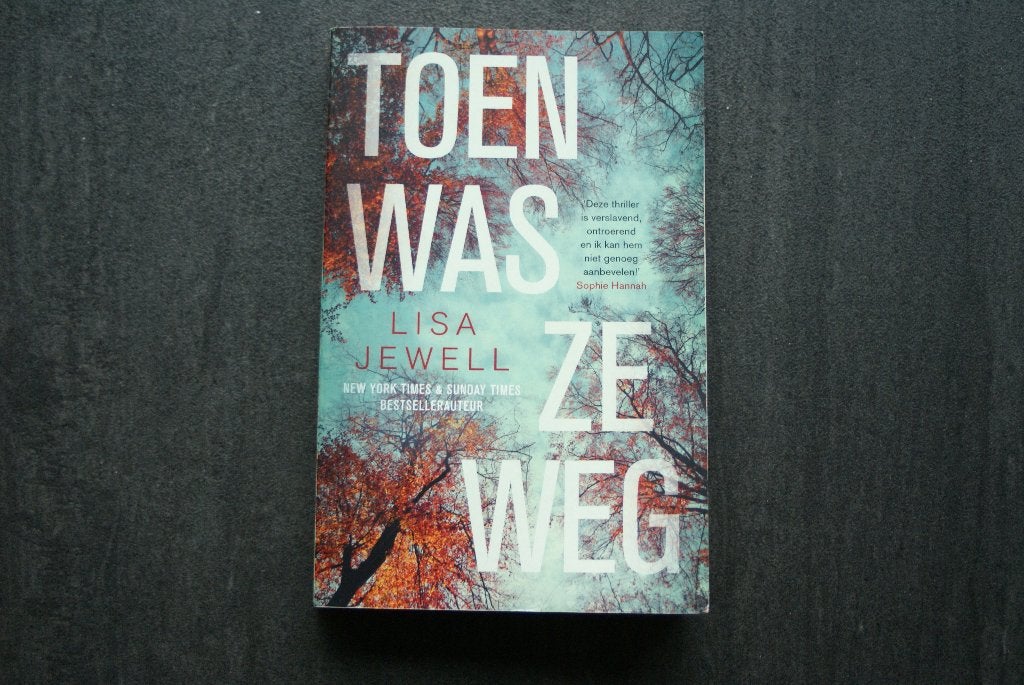 TOEN WAS ZE WEG.... Lisa Jewell.. 2023, Ophalen of Verzenden, Zo goed als nieuw