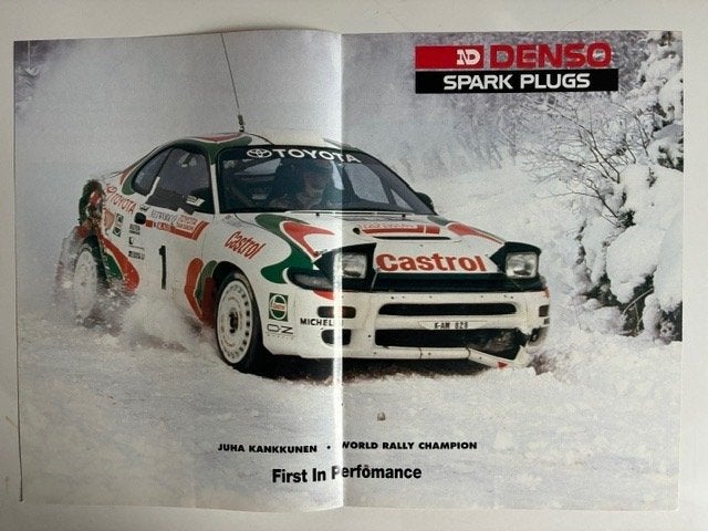Race en rally posters Toyota Celica, Corolla GT of Carina E, Ophalen of Verzenden, Gebruikt, Auto's