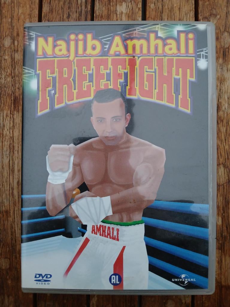 Najib Amhali - Freefight, Alle leeftijden, Ophalen of Verzenden, Zo goed als nieuw, Stand-up of Theatershow