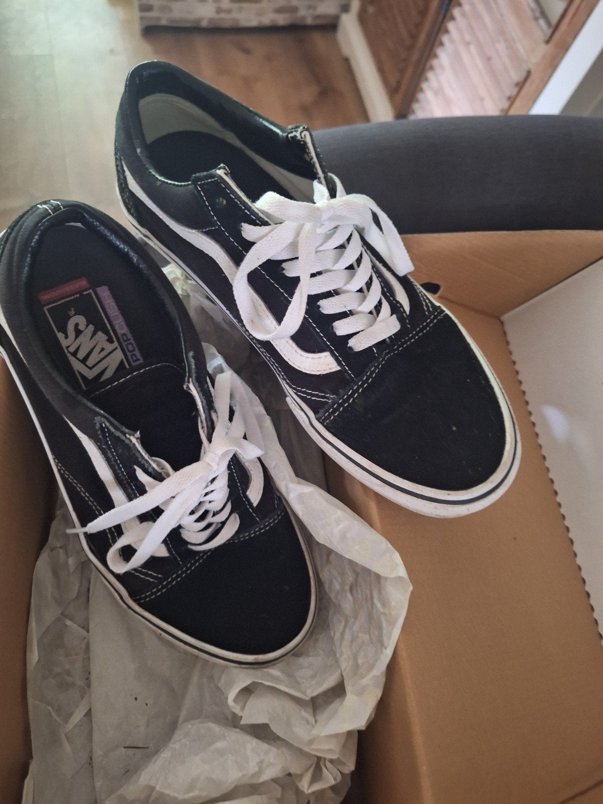 Vans Old Skool Skateboard Schoenen Zwart Wit Maat 42.5, Ophalen of Verzenden, Zwart, Sneakers of Gympen