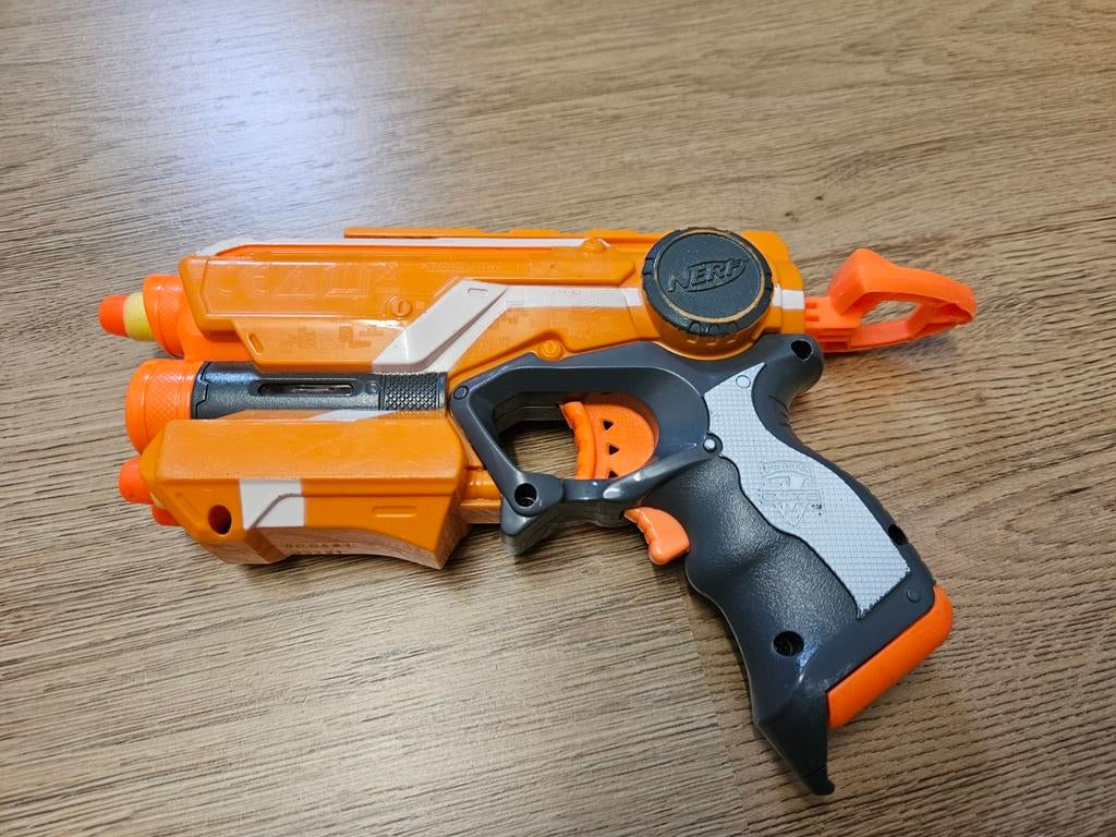 Nerf N-Strike Elite Firestrike, Ophalen of Verzenden, Zo goed als nieuw