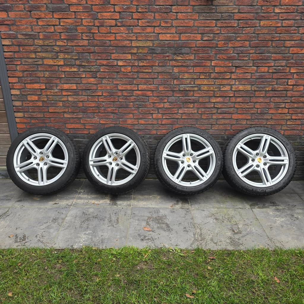 Porsche Panamera 971 20" turbo design wielen Michelin winter, Ophalen of Verzenden, 20 inch, Winterbanden, Banden en Velgen
