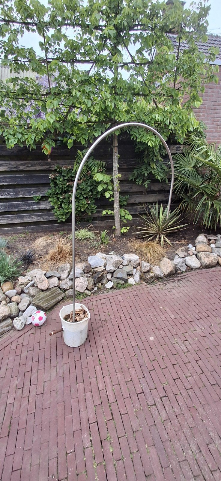 RVS Waterboog / Waterval voor Vijver of Tuin, Ophalen of Verzenden, Gebruikt