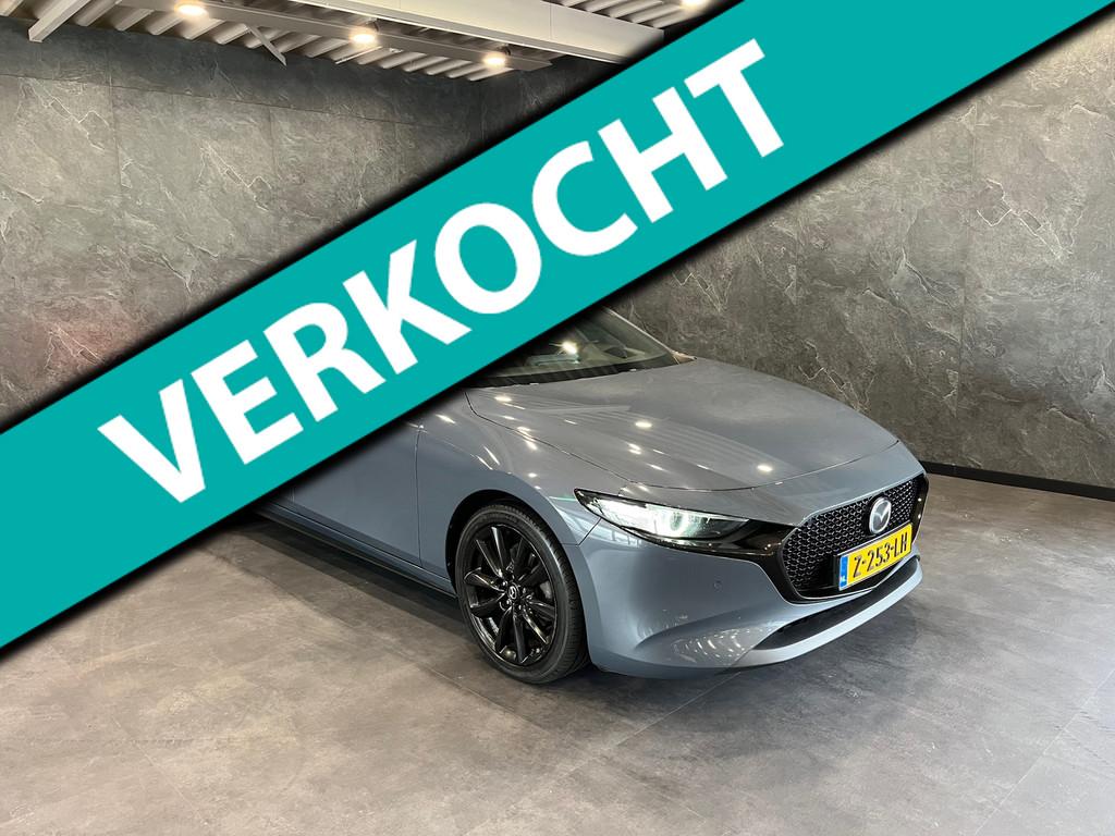 Mazda 3 2.0 e-SkyActiv-X M Hybrid 180 PK AUTOMAAT LED HUD, Gebruikt, Euro 6, 4 cilinders, Bedrijf