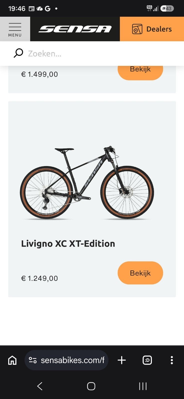 Sensa Livigno XC XT-Edition Mountainbike